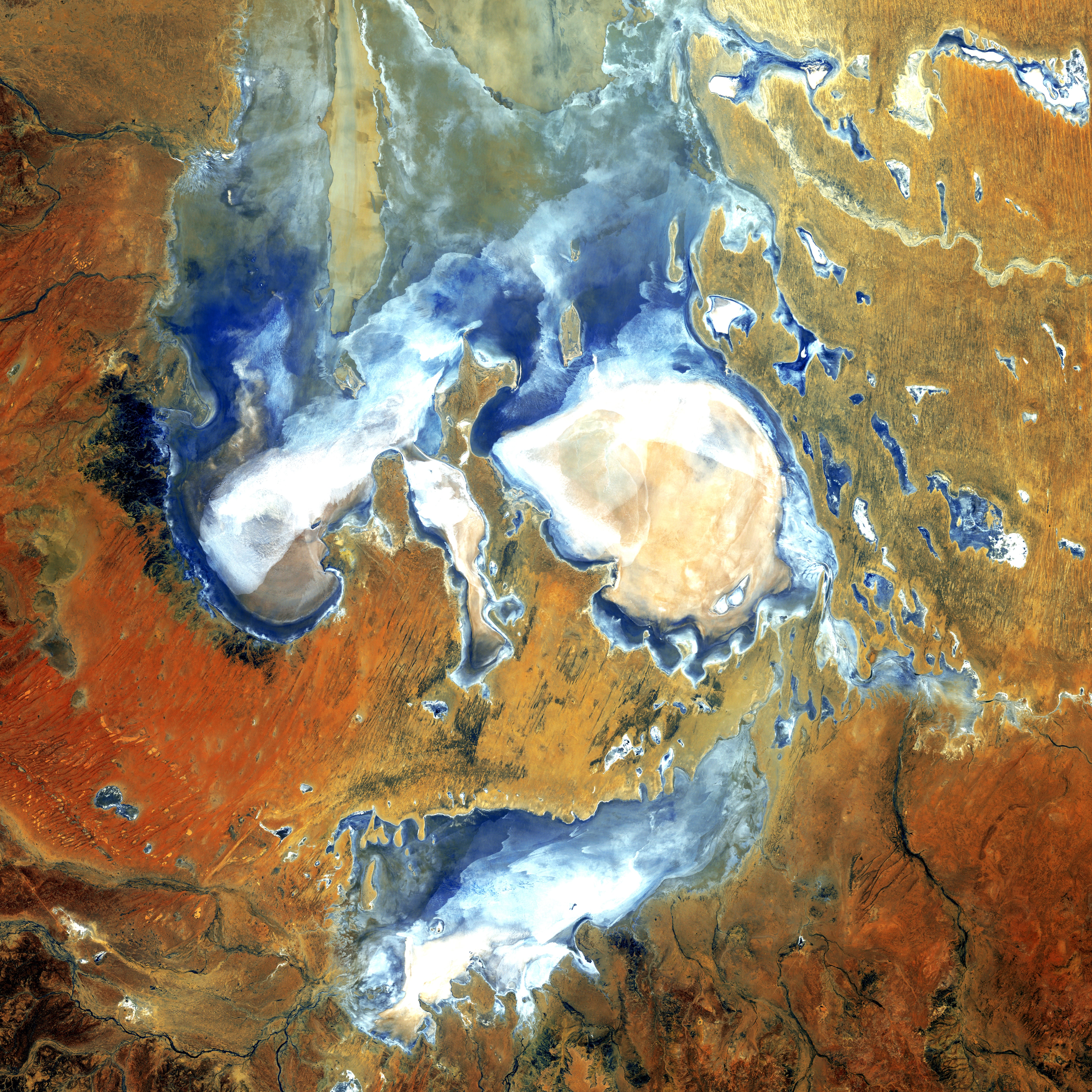 Озеро эйр находится в. Озеро Эйр Норт. Озеро Эйр-Норт в Австралии. Рельеф озера Эйр Норд. Озеро Эйр снимок из космоса.