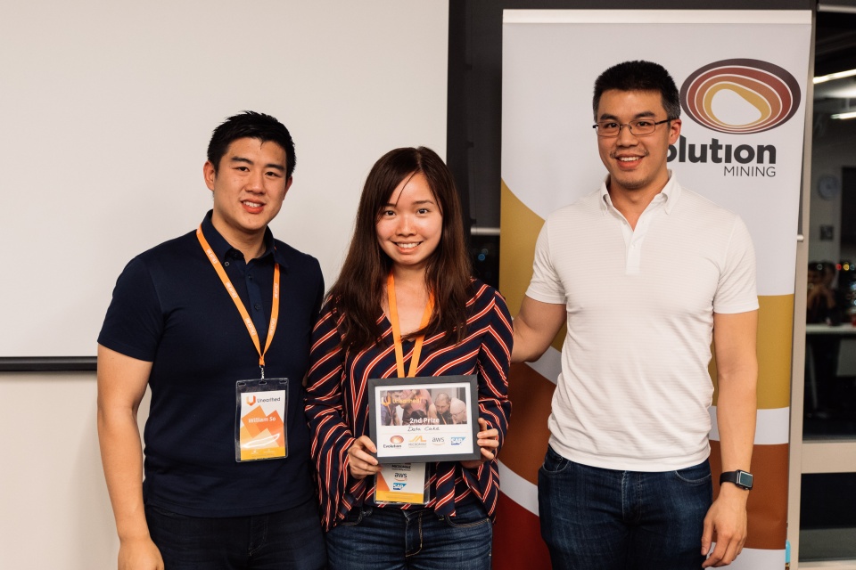 Unearthed Sydney 2018 Second prize winners: Team Datacake