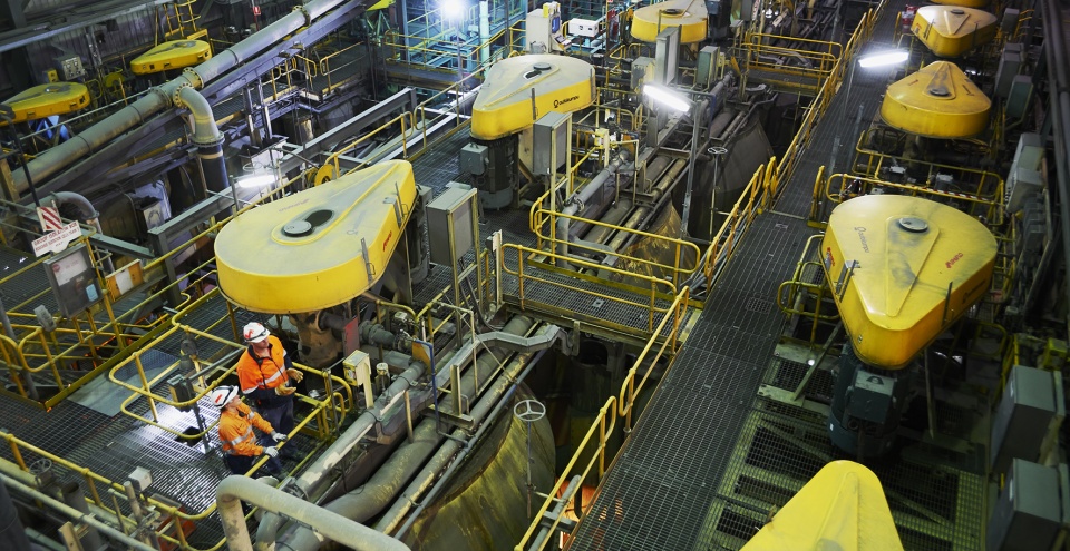 Pre-start checks at Newcrest crushing and flotation plants