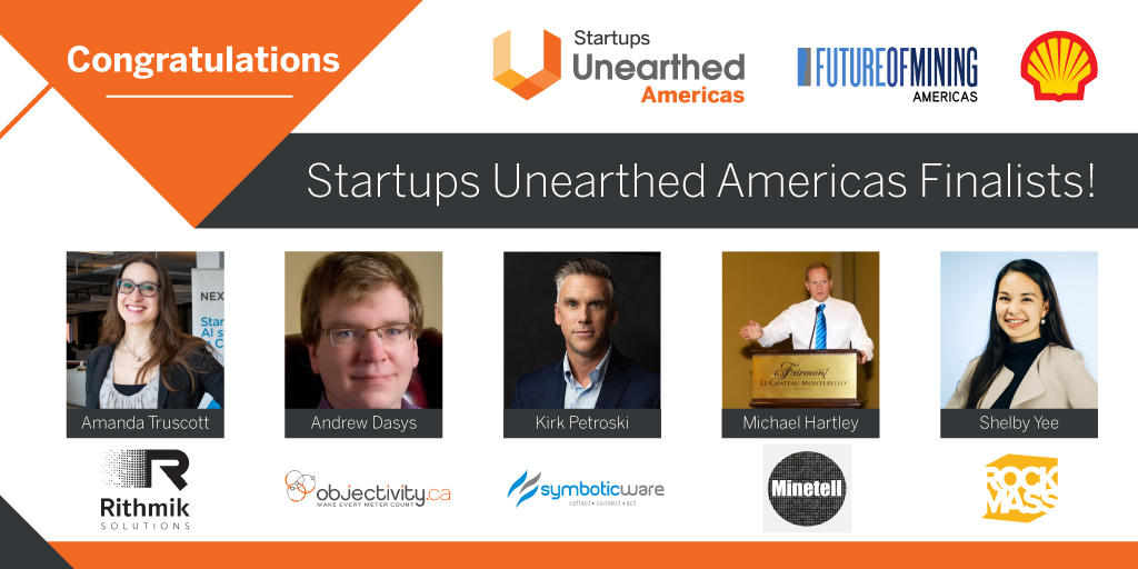 Congratulations to the 5 Startups Unearthed Americas Finalists